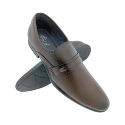 [E1191] TRYIT 7810 BROWN MENS POINT LOAFER
