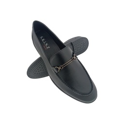[B757] SKINZ 71007 BLACK MENS POINT LOAFER