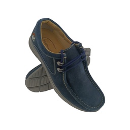 [W017] WOODLAND 4967123 BLUE MENS LACEUP CASUEL SHOE