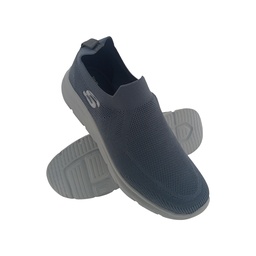 [SP1207] SLIM-FIT MAGNET-09 D.GREY MENS SLIPON SPORTS SHOE