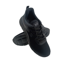 [SP1208] SLIM-FIT CALCTITO-22 BLACK MENS LACEUP SPORTS SHOES