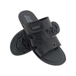 [C759] UNILITE FUNKY-10 BLACK MENS CHAPPAL