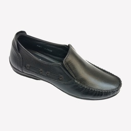 [A419] AVERY MEN'S LETHER SHOES BLACK