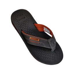 [C239] F.SPORTS MEN'S SLIPPER GREY/ORANGE