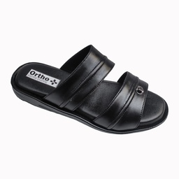 [C680] ORTHO MEN'S CASUALCHAPPAL BLACK