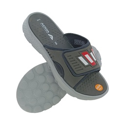 [C954] ADDA ICLOUD-005 PLUS BLACK/GREY MENS FLIPFLOP SLIPPES