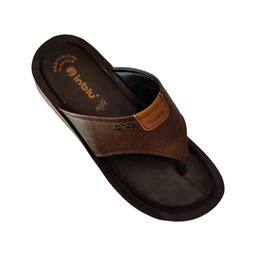 [CC003] INBLU MEN'S WASHABLE CHAPPAL BROWN