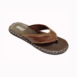 [CC018] AVERY MEN'S CASUAL CHAPPAL BROWN