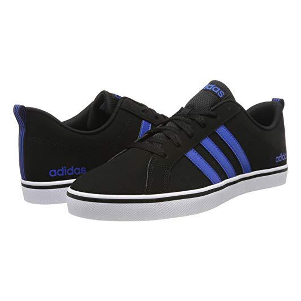 Black and blue store adidas shoes