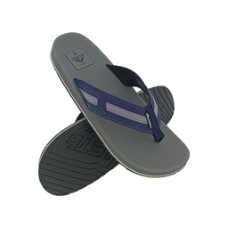 [CC255] ADDA EURO GREY/NAVY MENS V-BELT SLIPPER