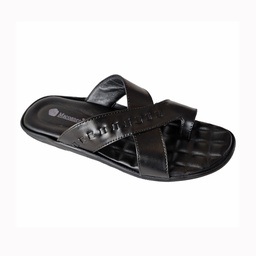 [CC363] MACONER MEN'S EXTRA COMFORT CHAPPAL BLACK