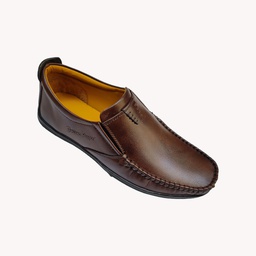 [E573] FORTUNE PEOPLES MEN'S CASUAL LOAFER SHOE BRWN