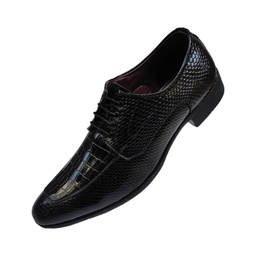 [L321] ECCO COMFORT MIRROR SHINE MEN'S SHOE BLACK