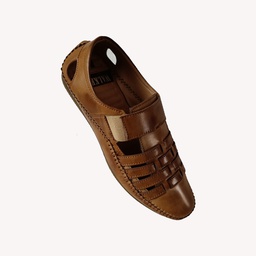 [S912] WALKERS MEN'S CASUAL ETHNIC WEAR SANDAL TAN