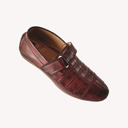 [S913] WALKERS MEN'S CASUAL ETHNIC WEAR SANDAL BROWN