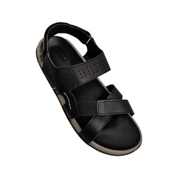 [S936] LEE GRAIN MEN'S CASUAL SANDAL BLACK