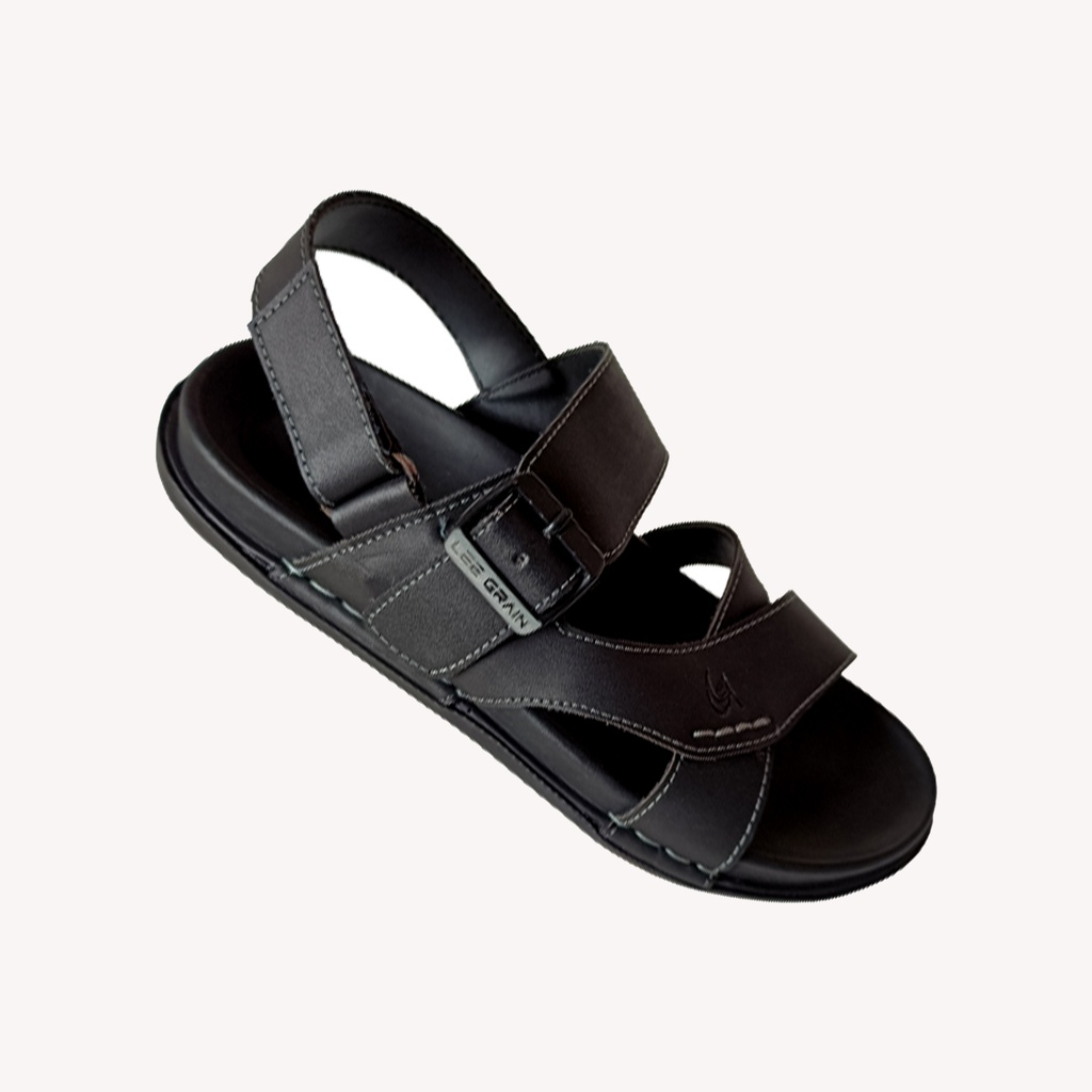 LEE GRAIN MEN S CASUAL SANDAL BLACK