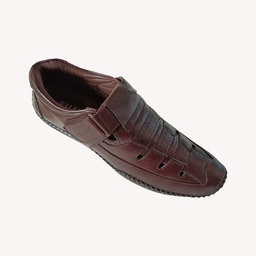 [S948] WALKERS MEN'S CASUAL ETHNIC WEAR SANDAL BROWN