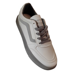 [Y135] FASHION MEN'S CASUAL SNEAKERS WHITE/GREY