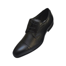 [L340] HITZ MEN'S LEATHER SHOE BLACK