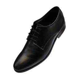 [L352] CORZY BEES MEN'S LEATHER SHOE BLACK