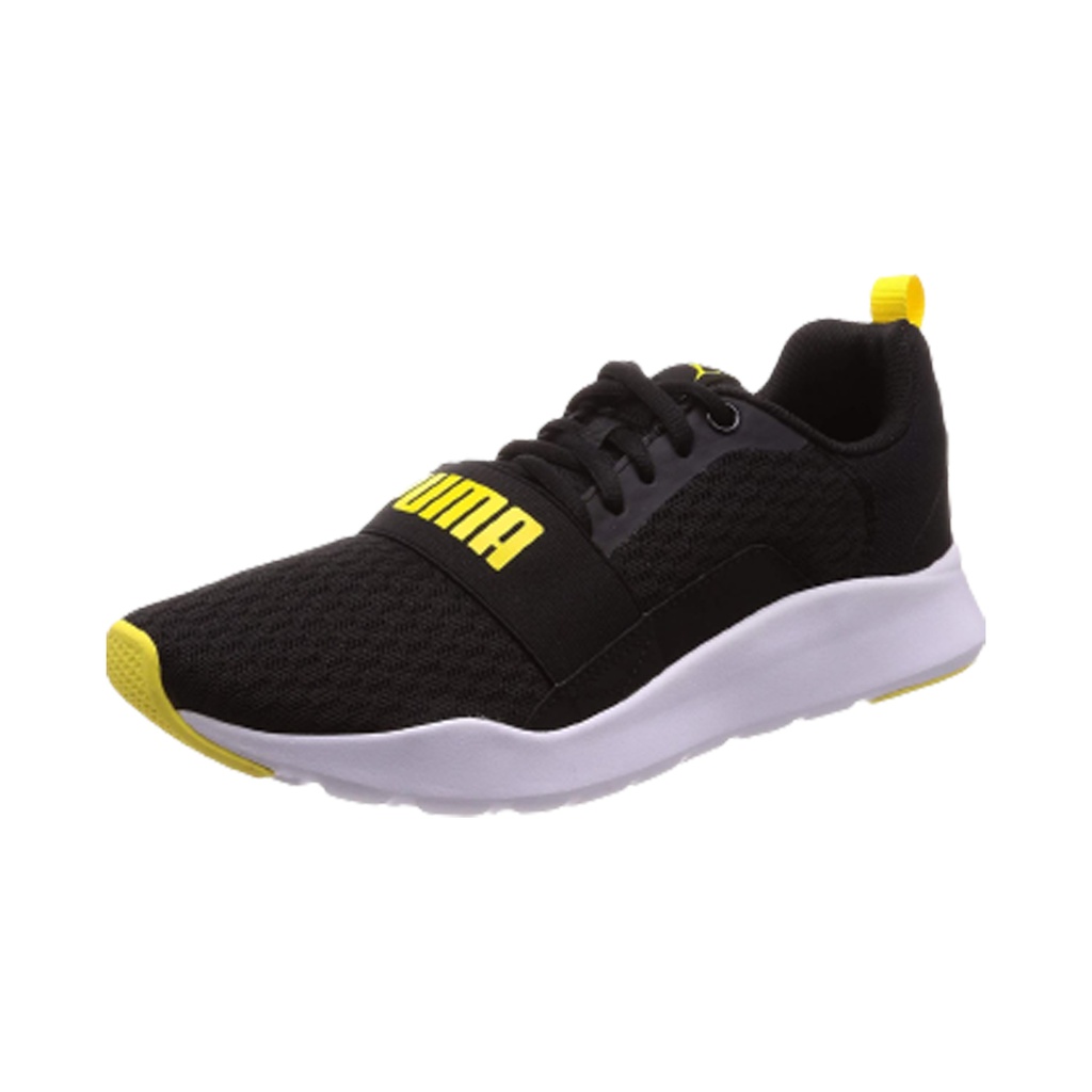 PUMA 366970 05 MEN S SPORT SHOE BLACK YELLOW