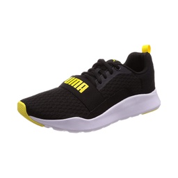 [PU148] PUMA 366970-05 MEN'S SPORT SHOE BLACK/YELLOW