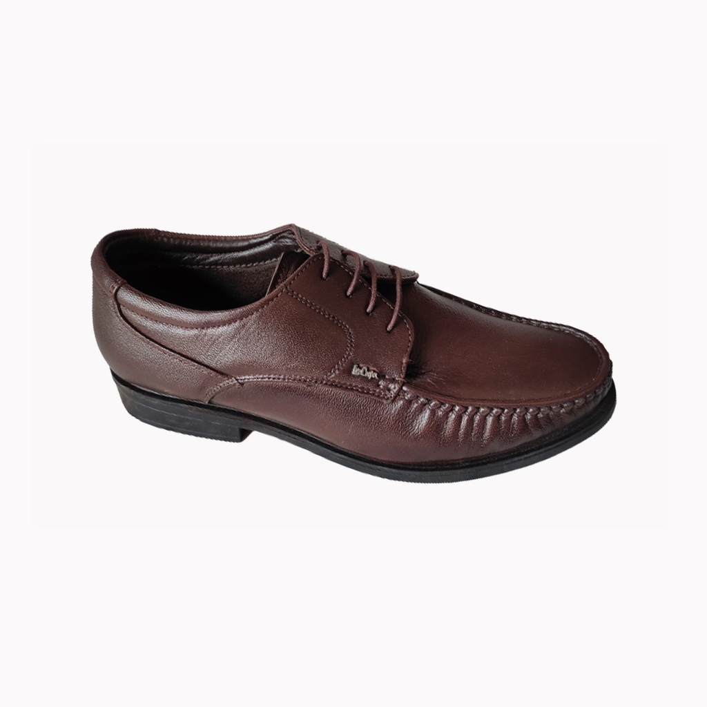 Lee cooper brown 2024 leather casual shoes