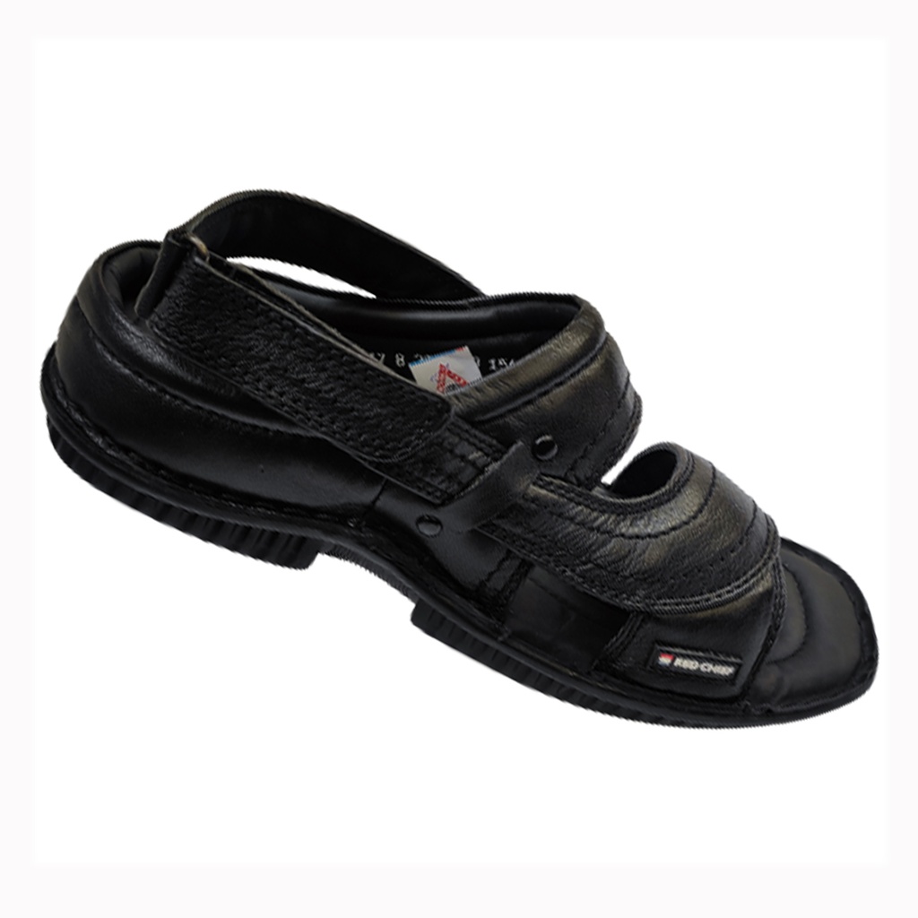 Red chief top sandal black colour