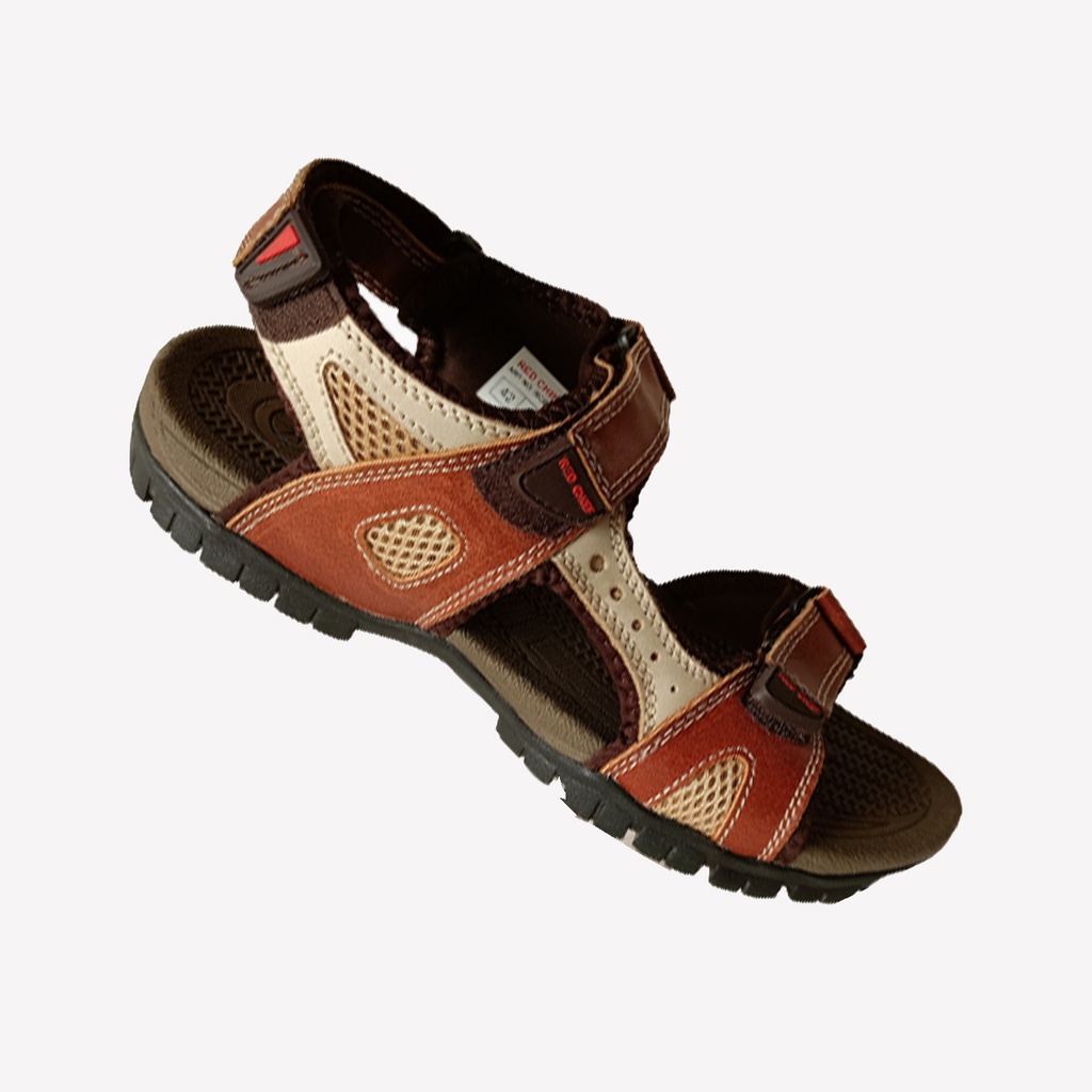 Red chief best sale tan casual sandals