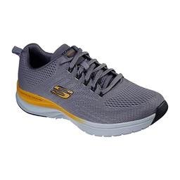 [SR112] SKECHERS 232032  MEN'S SPORT SHOE GREY/ORANGE