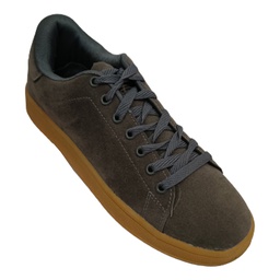 [Y011] AIR GARDEN MEN'S CASUAL SNEAKERS GREY/RUST