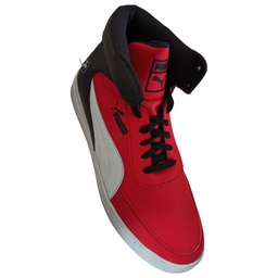 [Y125] 1606 MEN'S CASUAL SNEAKERS LONG RED/BLACK/WHITE