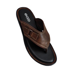 [CC383] ECCO COMFORT MEN'S CASUAL CHAPPAL BROWN