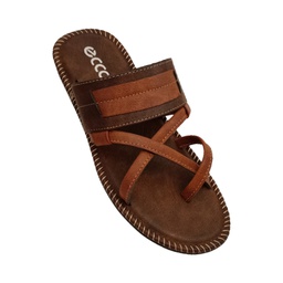 [CC379] ECCO COMFORT MEN'S CASUAL CHAPPAL BROWN