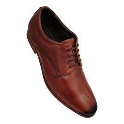 [D393] CORZY BEES MEN'S LEATHER SHOE TAN