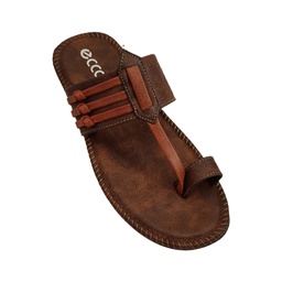 [CC392] ECCO COMFORT MEN'S CASUAL CHAPPAL BROWN