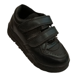 [SH017] LAKHANI BLACK GOLA VELCRO SCHOOL SHOES