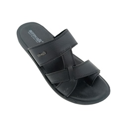 [CC418] AEROWALK 9618 BLACK MENS CHAPPAL