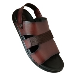 [S012] HITZ 6754 BROWN MEN'S LETHER SANDAL