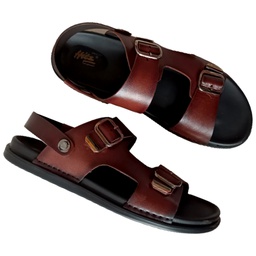 [S026] HITZ 6765 BROWN MEN'S LEATHER SANDAL