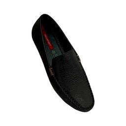 [B370] VALENTINO V-IMPERIAL BLACK MEN'S CASUAL LOAFER