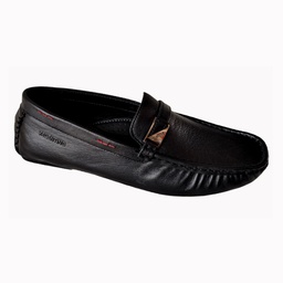 [B375] VALENTINO EMPORIO-26GT BLACK MEN'S LETHERLOAFER