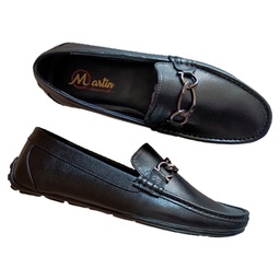 [B404] MARTIN MEN'S CASUAL LOAFER SHOE BLACK