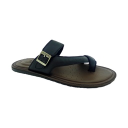 [C113] VALENTINO JOY-02A GT BLACK MEN'S LETHER CHAPPAL