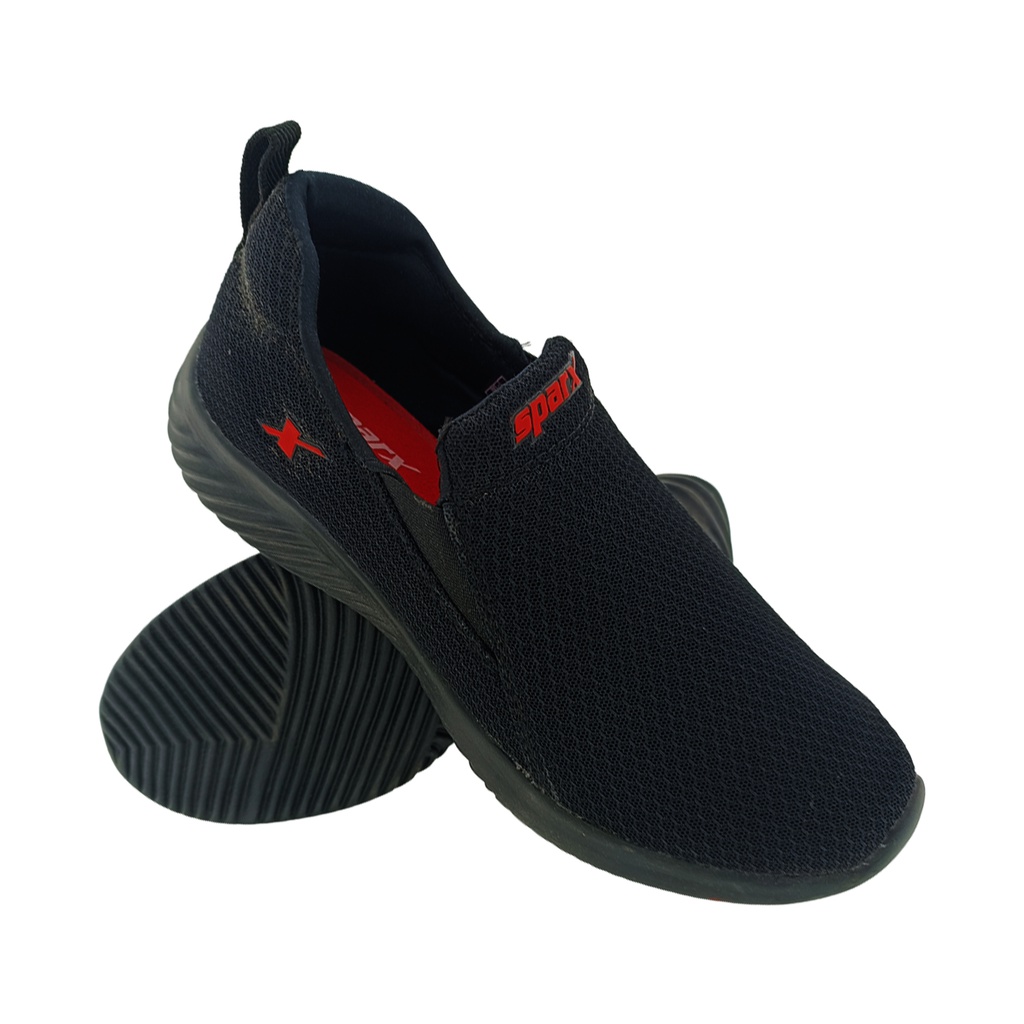 Sparx red and hot sale black shoes