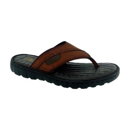 [C160] 13 REASONS LG-302 BROWN MEN'S LETHER CHAPPAL