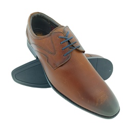 [D036] 13 REASONS L-112 TAN MEN'S LETHER FORMAL SHOE