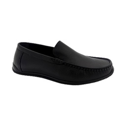 [B106] MACONNER T-02 BLACK MEN'S LETHER LOAFER