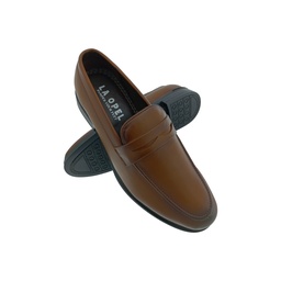 [E265] TRYIT 818 TAN MENS POINT LOAFER